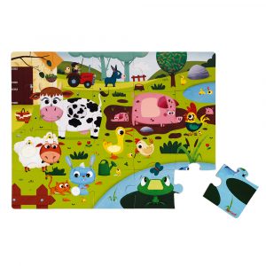 PUZLE TÁCTIL LOS ANIMALES DE LA GRANJA