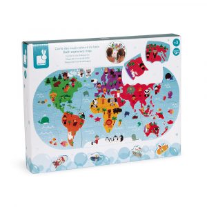MAPA DEL MUNDO DE BAÑO